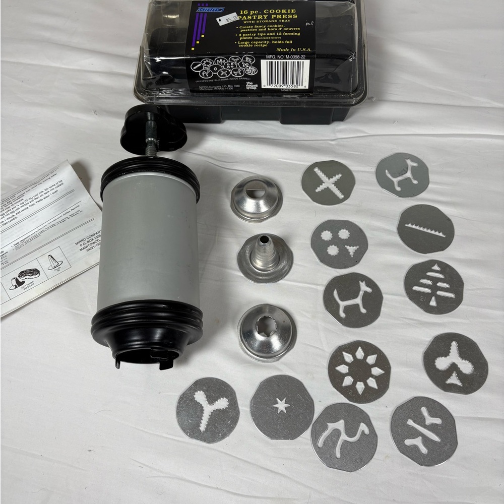 Mirro 16-Pc Cookie Pastry Press Set